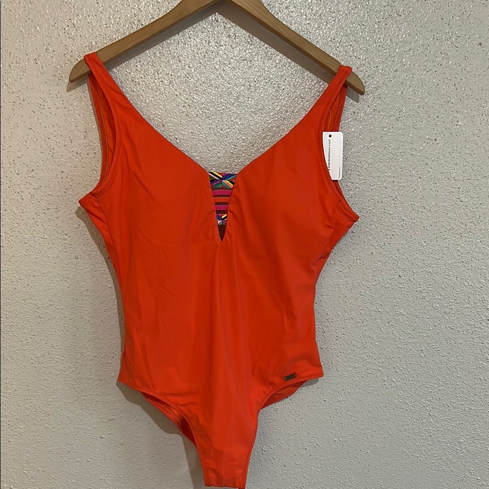 Bananamoon Orange Woman’s One Piece Swimsuit size 44